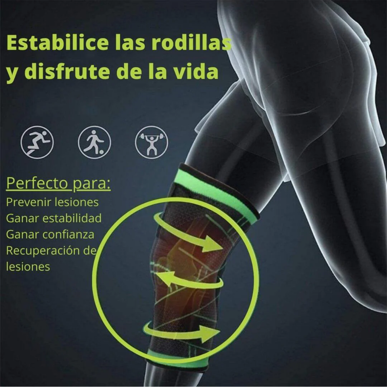 Rodillera de Compresión - Alivia tu Dolor en Minutos!
