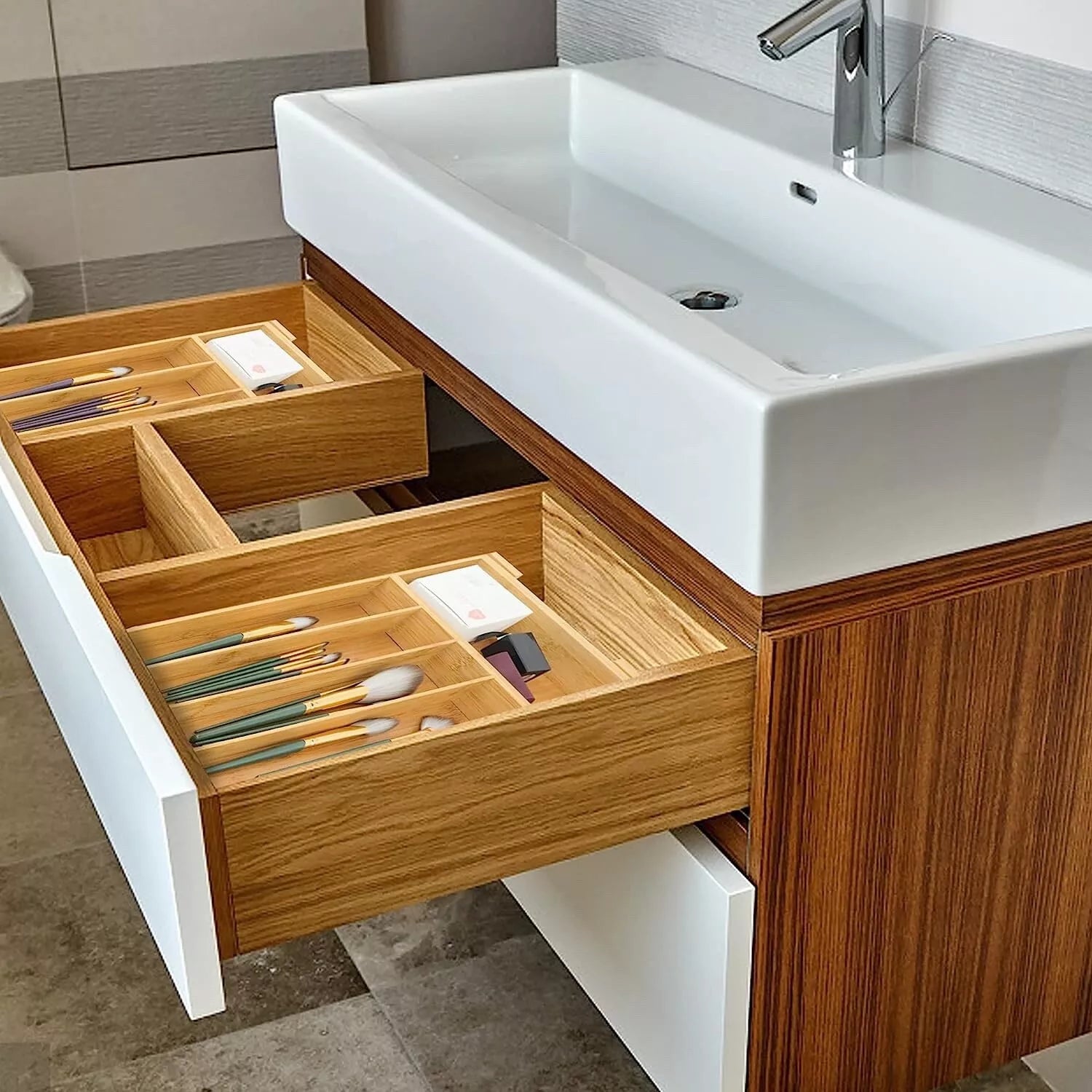 Organisateur De Tiroir De Cuisine Extensible g